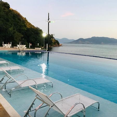 Apartamento Pe Na Areia Frente Para O Mar E Piscina Na Prainha Caraguatatuba Exterior foto