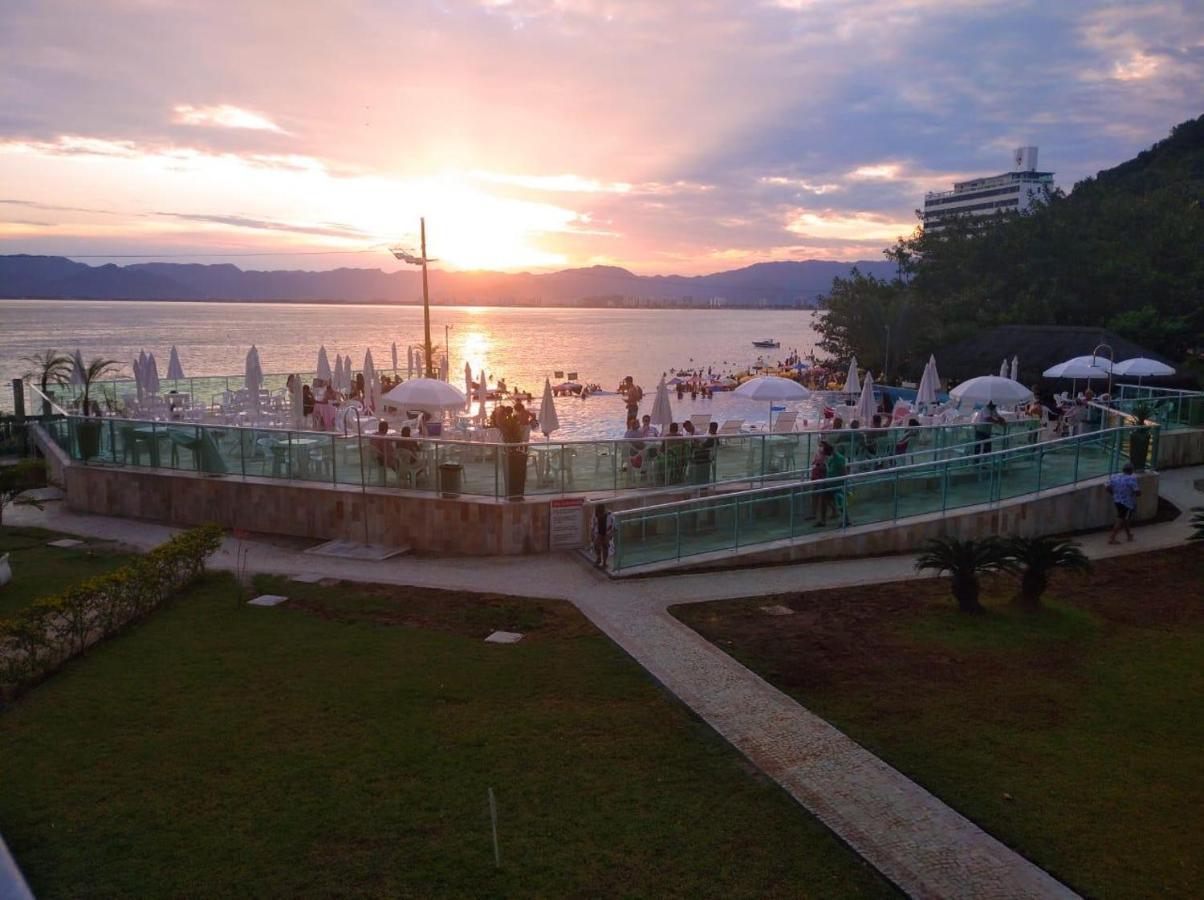 Apartamento Pe Na Areia Frente Para O Mar E Piscina Na Prainha Caraguatatuba Exterior foto